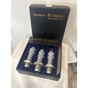 VTG Lyman All-American 3-Die Rifle Set .30 M1 Carbine Silver Reloading Dies